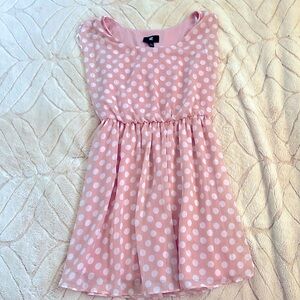 Pink Polka Dot Dress